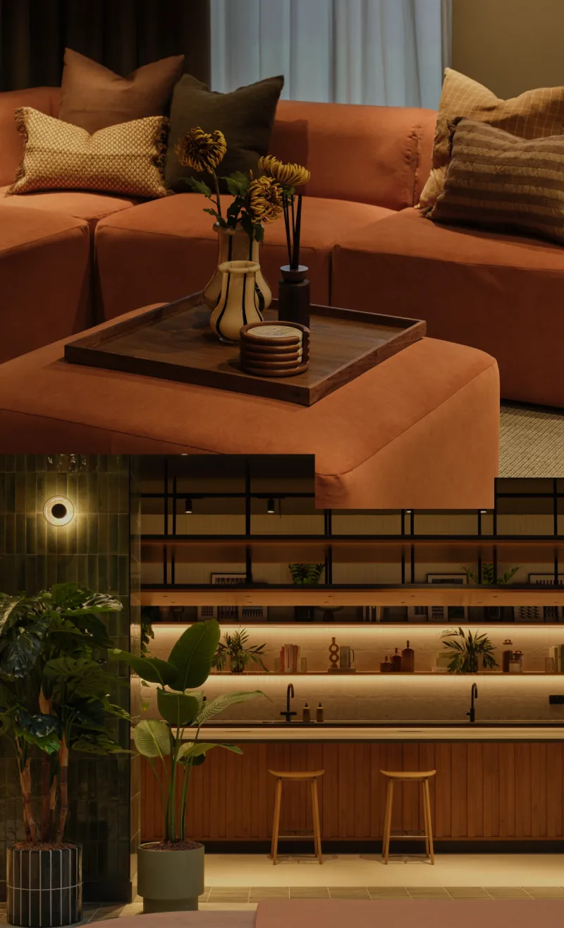 Tura Leeds, amenities. Work and living spaces.